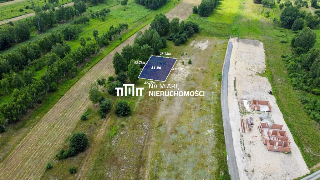 Działka budowlana na sprzedaż Trzeboś, Mościny  1 180m2 Foto 1