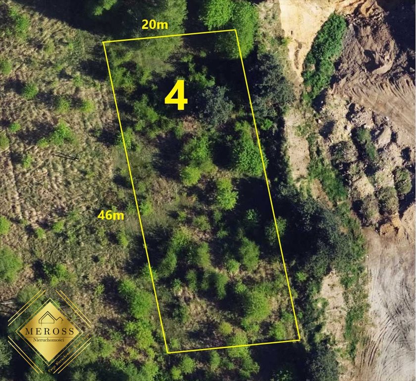 Działka 923 m² w Gorzelnia z mediami przy drodze Gorzelnia  923m2 Foto 1