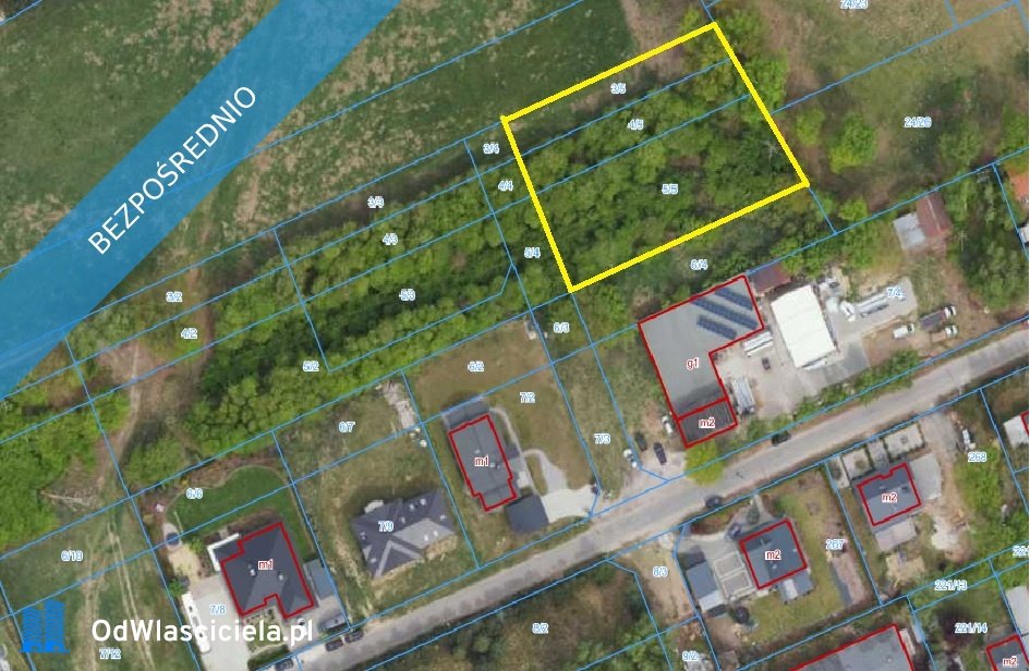 Działka budowlana na sprzedaż Kady, Legionów  2 237m2 Foto 1