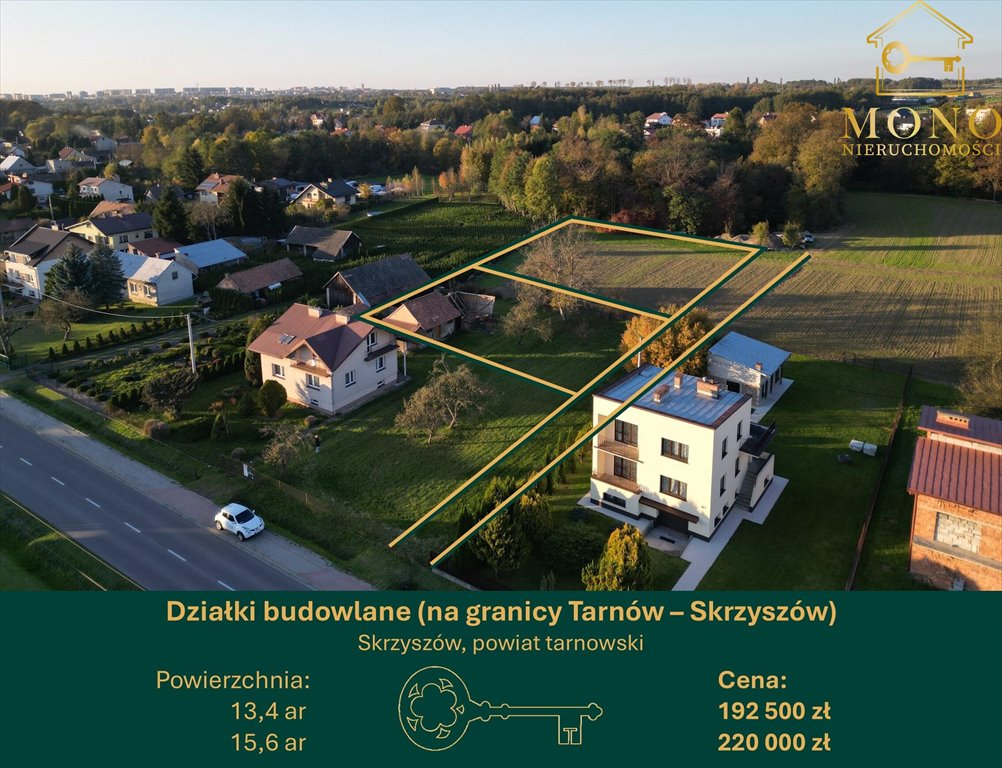 Działka budowlana na sprzedaż Skrzyszów  1 340m2 Foto 1