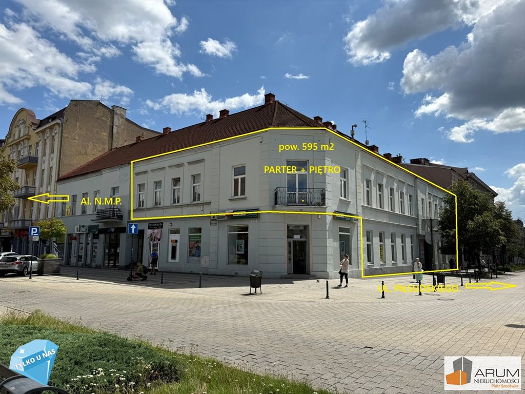 Wyjątkowy lokal 595 m2 w centrum Częstochowy – adaptacja i wynajem Częstochowa, Centrum  595m2 Foto 1