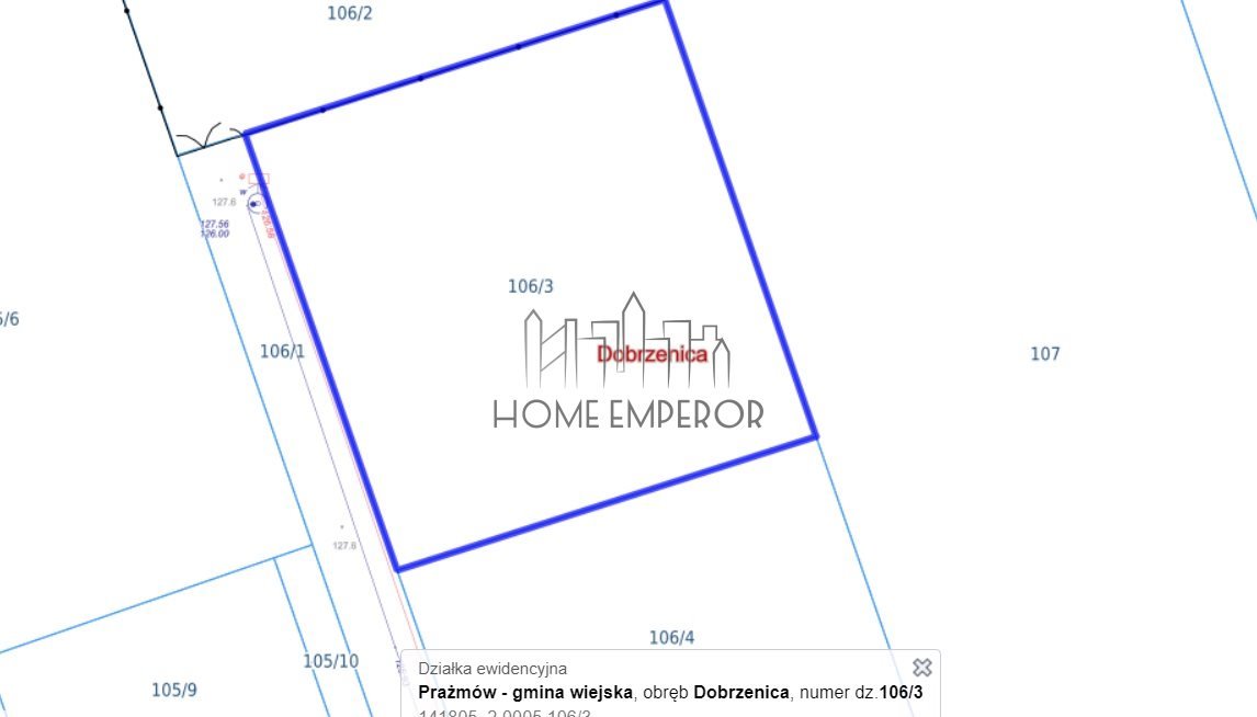 Działka budowlana na sprzedaż Dobrzenica, Jaskółcza  1 030m2 Foto 4