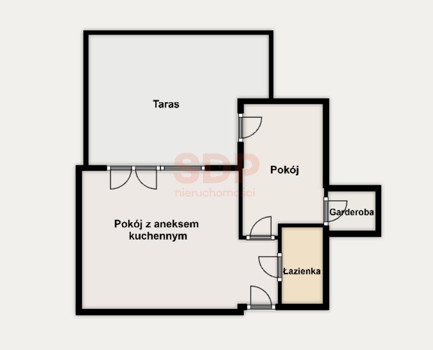 Mieszkanie dwupokojowe na sprzedaż Wrocław, Krzyki, Tarnogaj, Klimasa  44m2 Foto 13