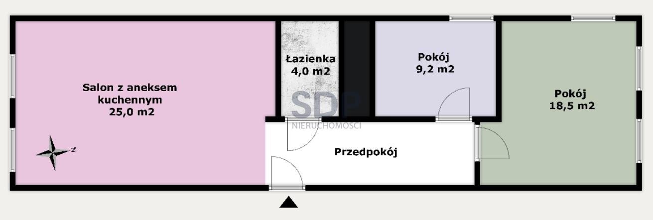 Mieszkanie trzypokojowe na sprzedaż Wrocław, Stare Miasto, Stare Miasto, Nożownicza  70m2 Foto 4