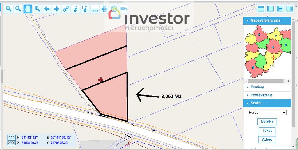 Działka budowlana na sprzedaż Purda  3 062m2 Foto 2