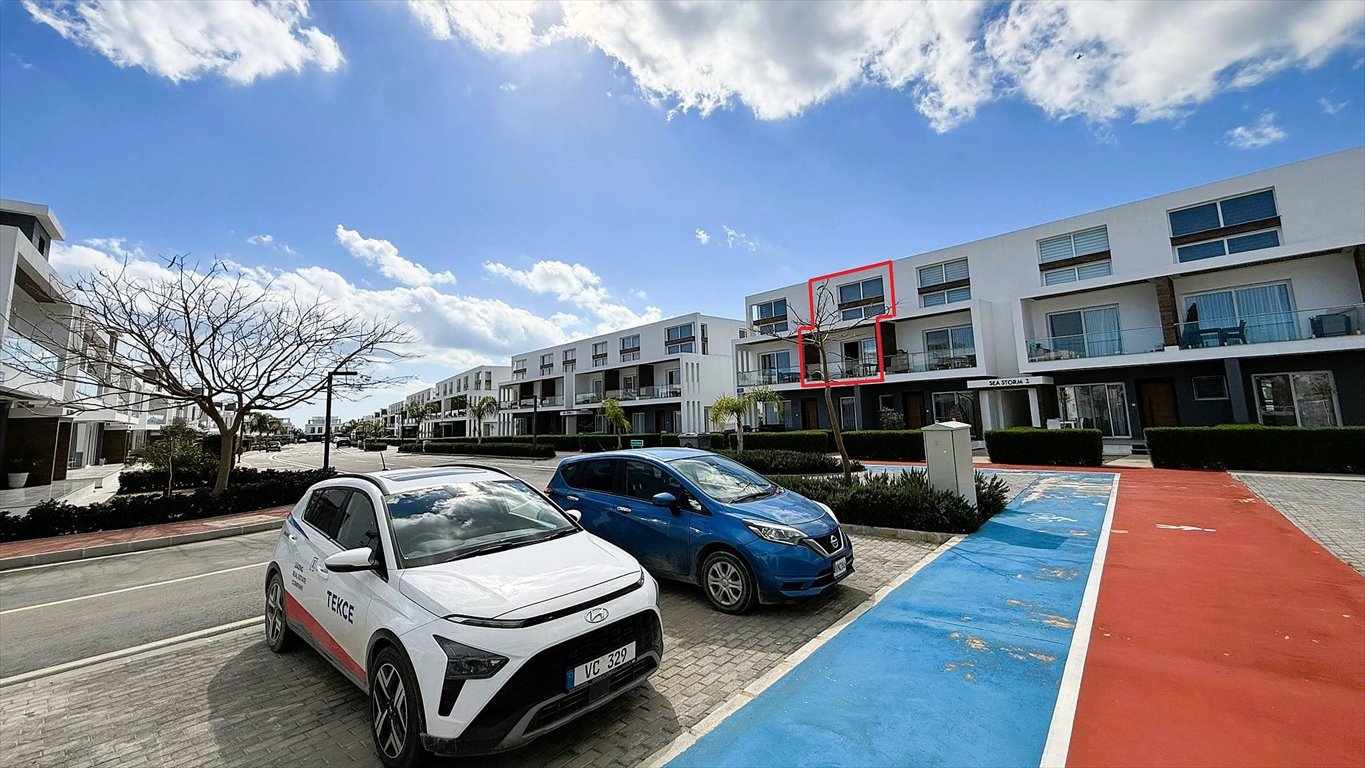 Umeblowany apartament z widokiem na plażę w kompleksie Four Season Cypr, Kalecik, Kalecik, İskele, Cypr Północny  57m2 Foto 1