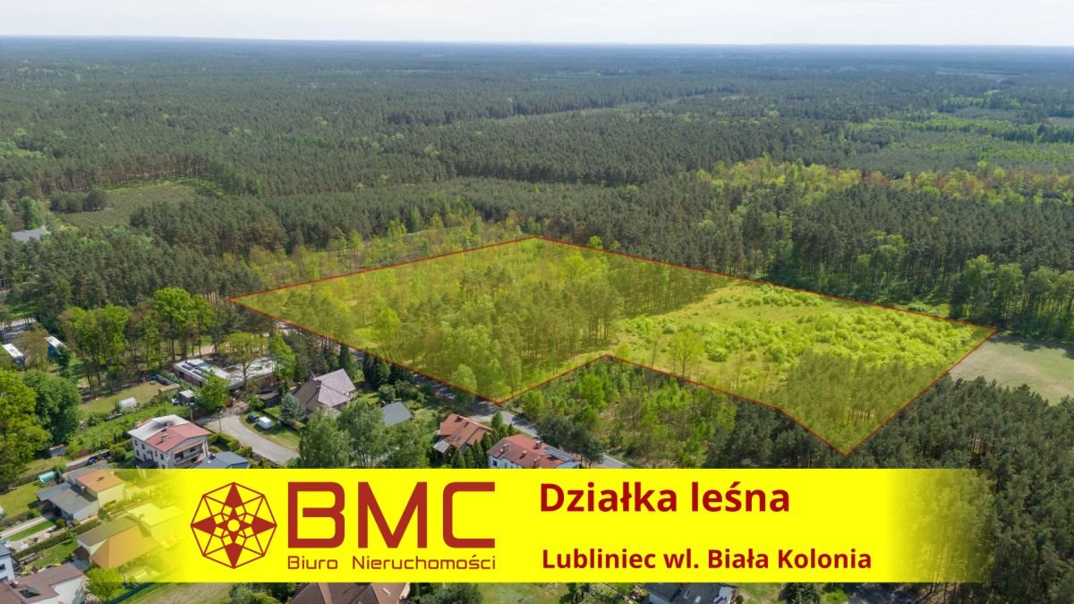 Działka leśna na sprzedaż Lubliniec, Biała Kolonia  33 003m2 Foto 1