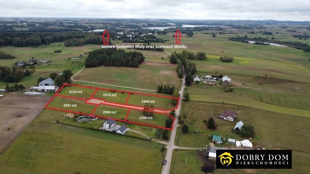 Działki budowlane z warunkami zabudowy, blisko jezior Przejma Wysoka  2 200m2 Foto 1