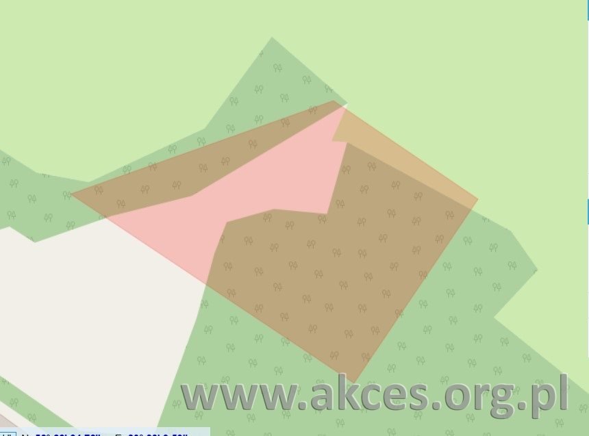 Działka 3000 m2 z planem domu, media, las Nowe Polesie  3 000m2 Foto 1