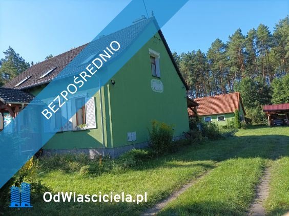 Dworek w lesie z 2 domami, kominkiem i PV, 170 m2 Budachów, Kępiny  170m2 Foto 1