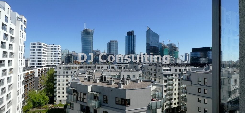 Nowoczesne 2 pok. z panoramicznym widokiem na Warszawę Warszawa, Wola, Czyste, Giełdowa  45m2 Foto 1