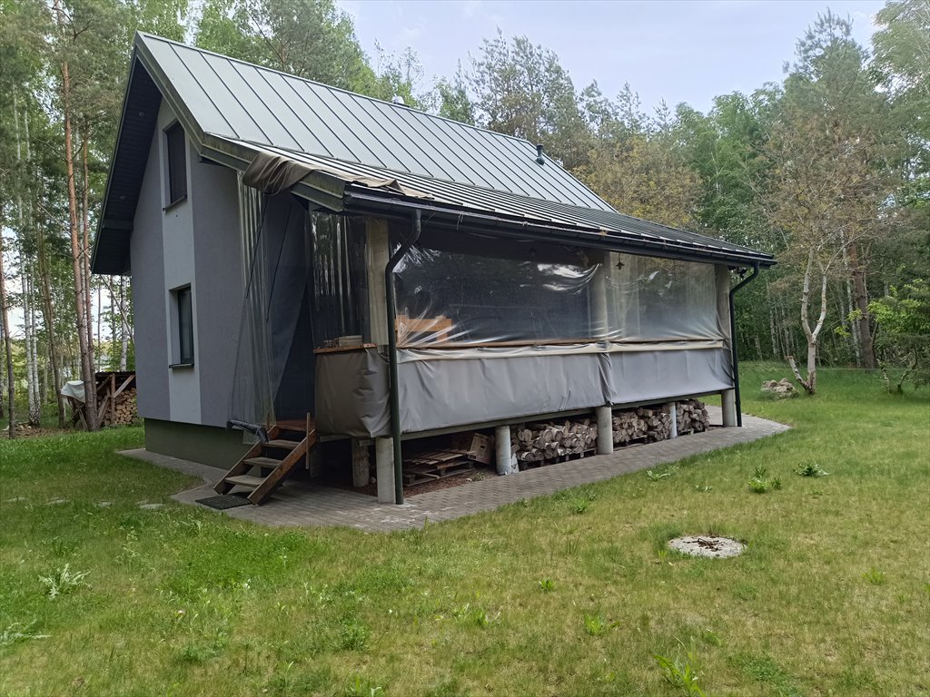 Dom rekreacyjny 74 m² z tarasem i garażem nad Pisą Turośl, Ptaki, Ptaki 5c  74m2 Foto 1