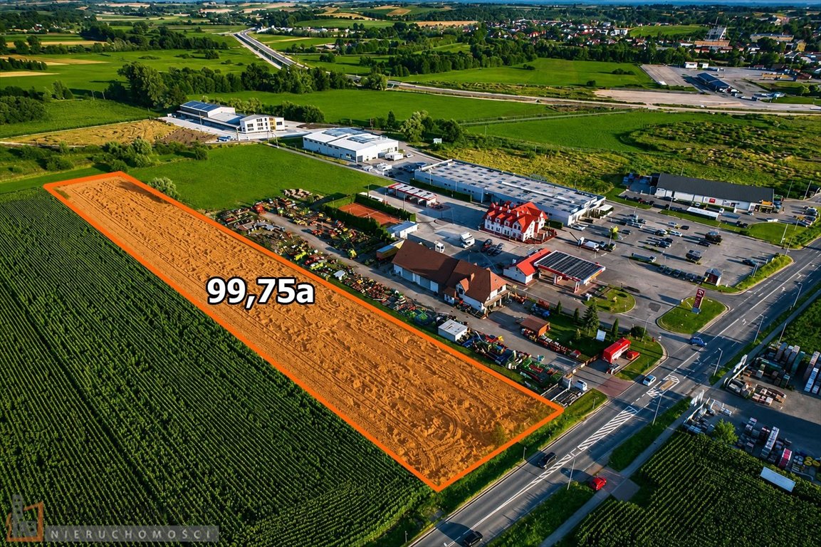 Zapraszam do zakupu działki przemysłowo-usługowej 99,75 ara w Opatkowicach Opatkowice  9 975m2 Foto 1