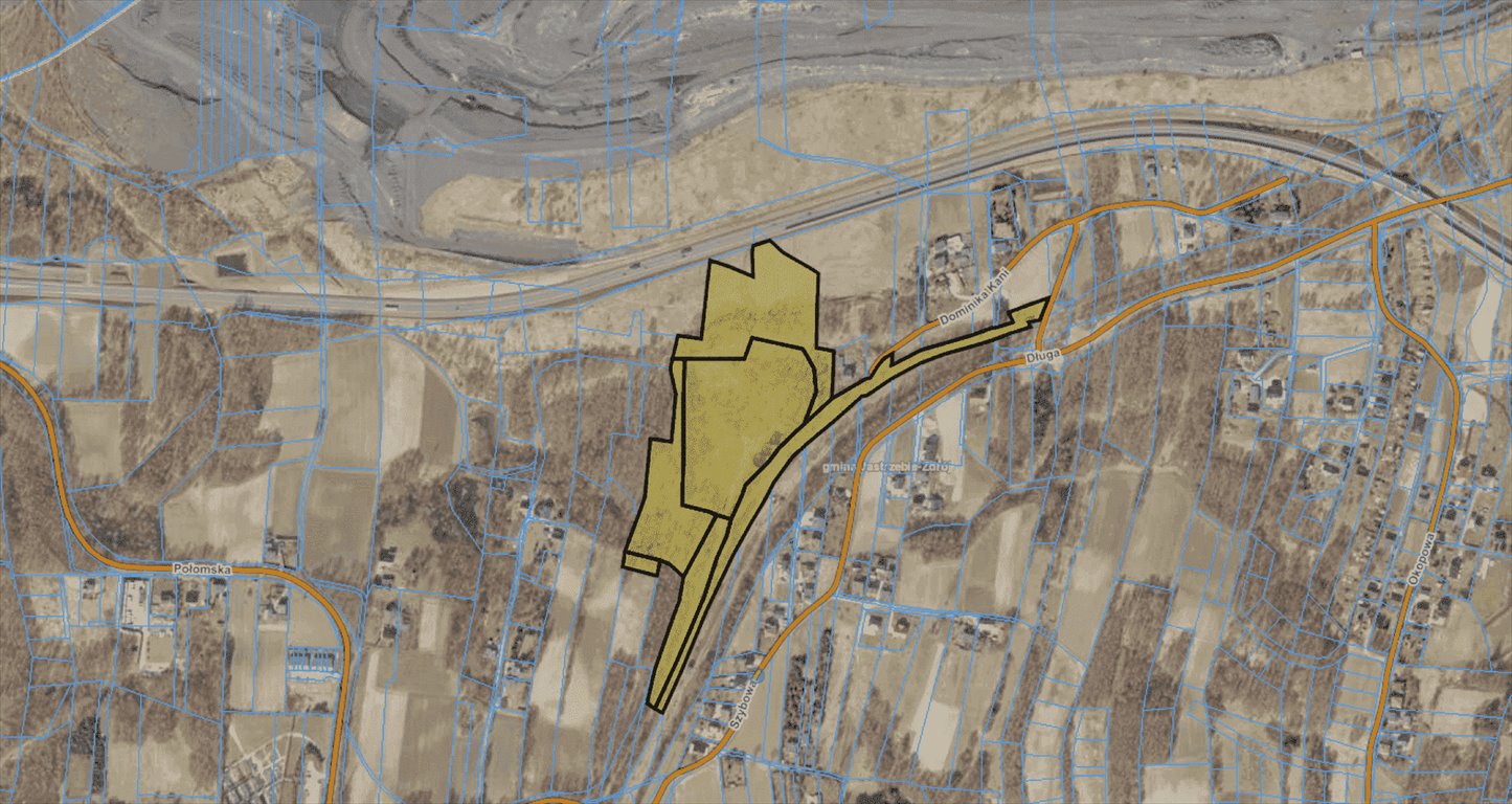 Do sprzedania duża działka 68 654 m² z bocznicą kolejową Jastrzębie-Zdrój, Centrum, Szybowa  68 654m2 Foto 1
