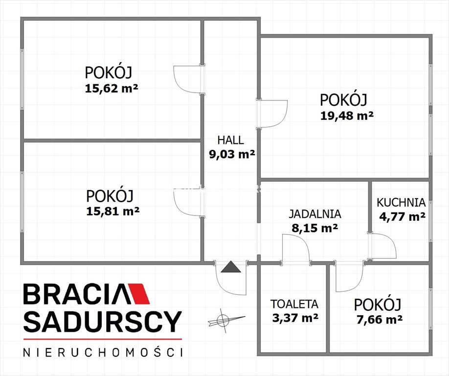 Mieszkanie czteropokojowe  na sprzedaż Kraków, Krowodrza, Krowodrza, Krowodrza  84m2 Foto 3
