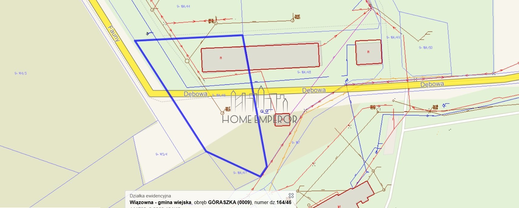 Działka budowlana na sprzedaż Góraszka, Dębowa  2 743m2 Foto 1