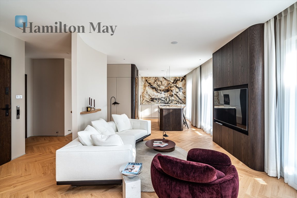 Na wynajem luksusowy apartament 120 m² z tarasem 70 m² w Krakowie Kraków, Stare Miasto, Rakowicka 3B  120m2 Foto 1
