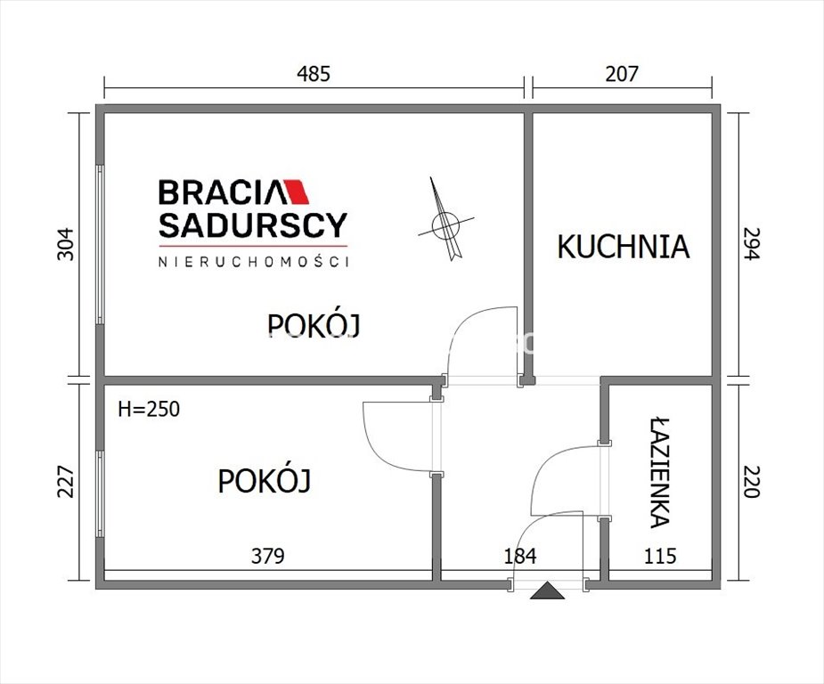 Mieszkanie dwupokojowe na sprzedaż Kraków, Krowodrza, Azory, Stachiewicza  37m2 Foto 3