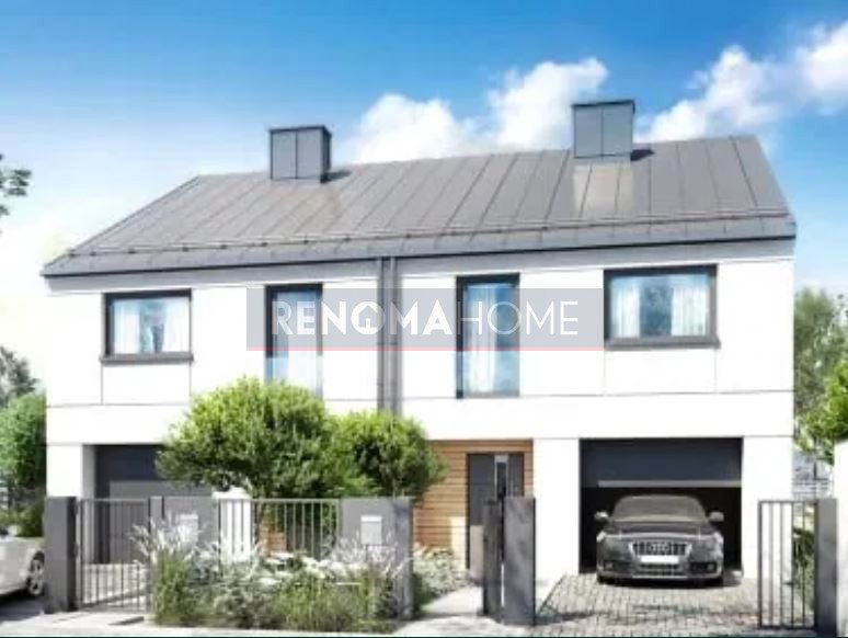 Nowoczesny bliźniak 135 m2 z garażem i funkcjonalnym układem Miłosna  135m2 Foto 1
