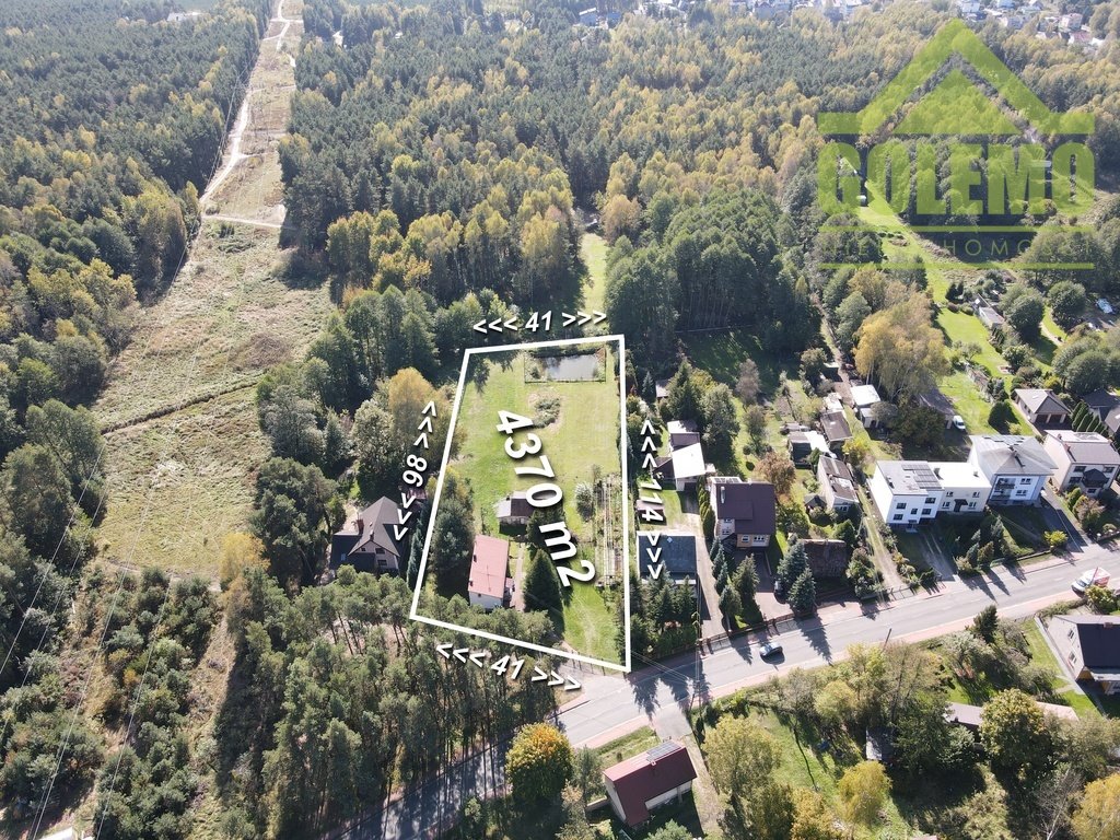 Działka budowlana na sprzedaż Poraj, Mickiewicza  4 370m2 Foto 1