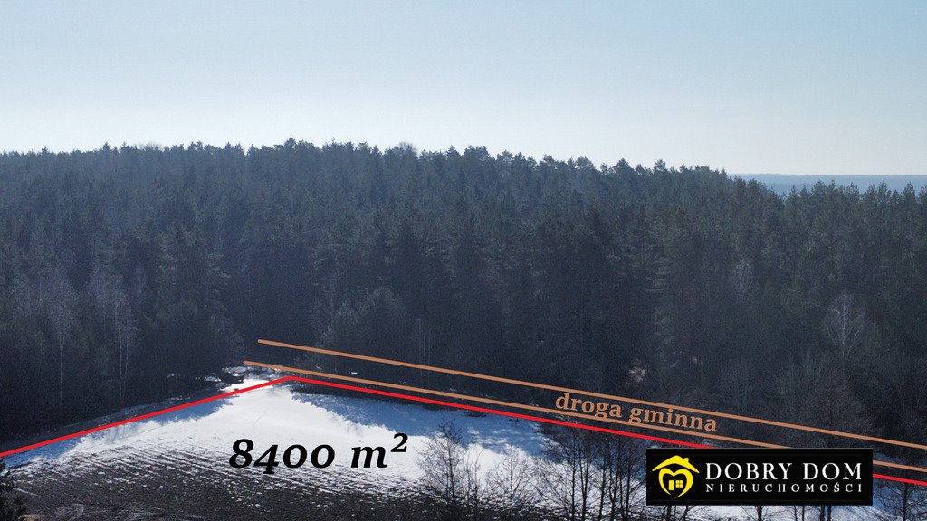 Działka 8 400 m² z warunkami zabudowy, las, dojazd 25 min Białystok Krasne Folwarczne  8 400m2 Foto 1