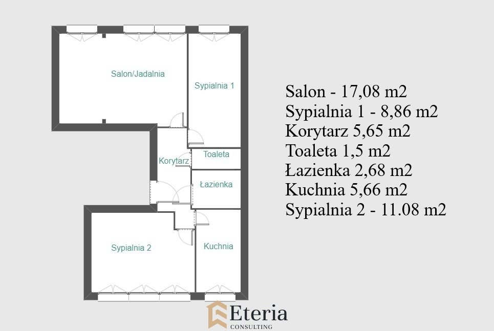 Mieszkanie trzypokojowe na sprzedaż Warszawa, Literacka  53m2 Foto 7