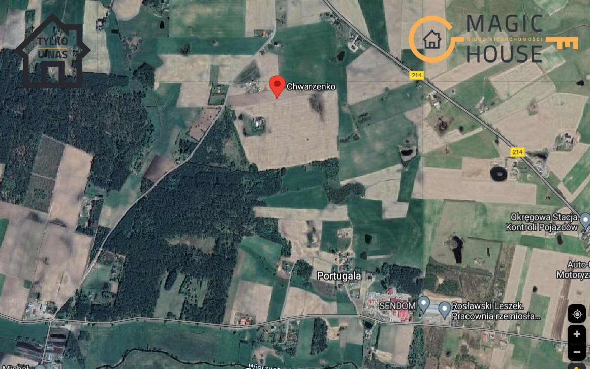 Działka 1390 m2 w Chwarzenku – płaska, niezalesiona, media w drodze Chwarzenko  1 390m2 Foto 1