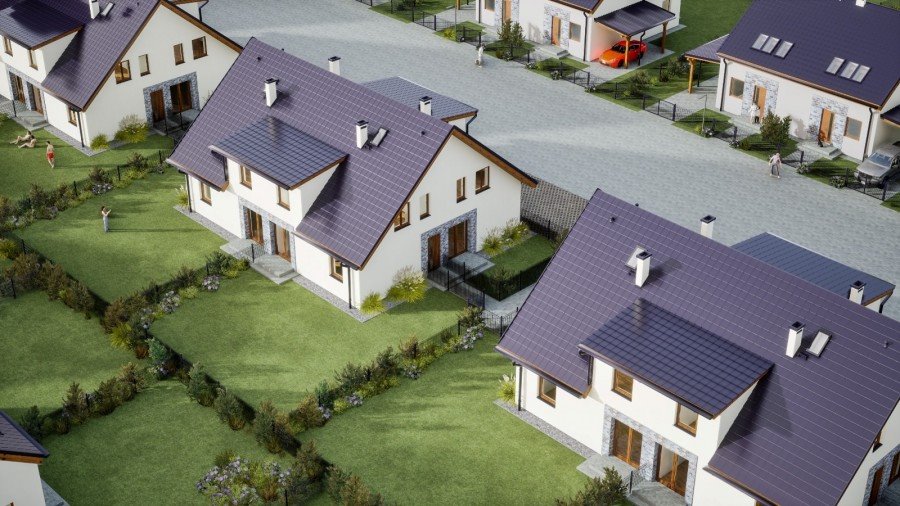 Nowoczesny dom VIP 90 m2 z ogródkiem i parkingiem Szczecin  90m2 Foto 1