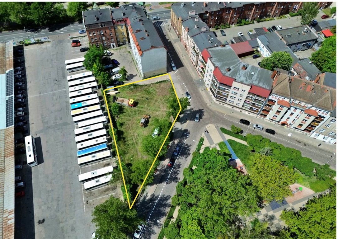 Działka inwestycyjna na sprzedaż Słupsk, Śródmieście, Żeromskiego  1 323m2 Foto 1