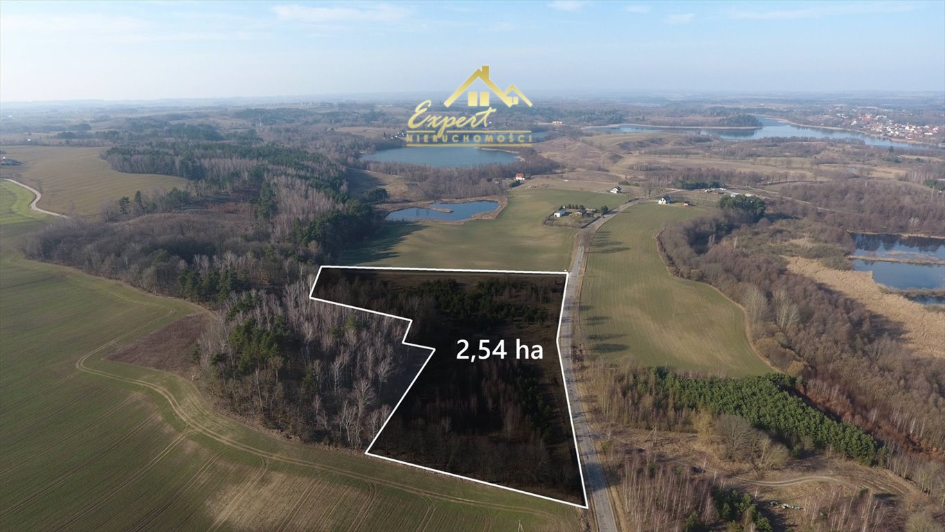 Działka 2,54 ha nad jeziorem w Wądzyńiu - inwestycja i relaks. Wądzyn  25 400m2 Foto 1