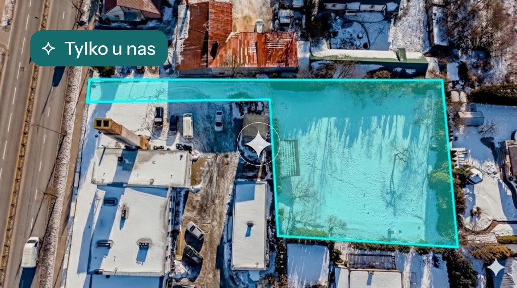 Działka usługowa 1151 m² z pełnym uzbrojeniem i dużym potencjałem Białystok, Bacieczki, Produkcyjna  1 151m2 Foto 1