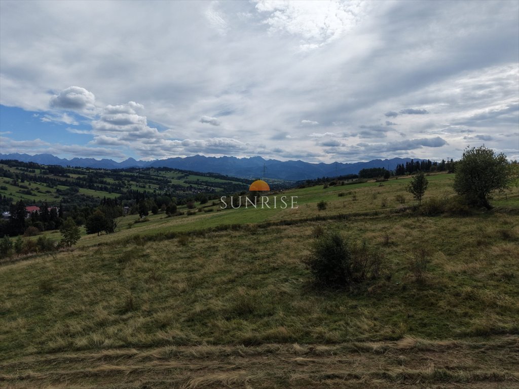 Polecam dużą działkę 4902 m² z widokiem na góry w Białym Dunajcu Biały Dunajec, Miłośników Podhala 110  4 902m2 Foto 1