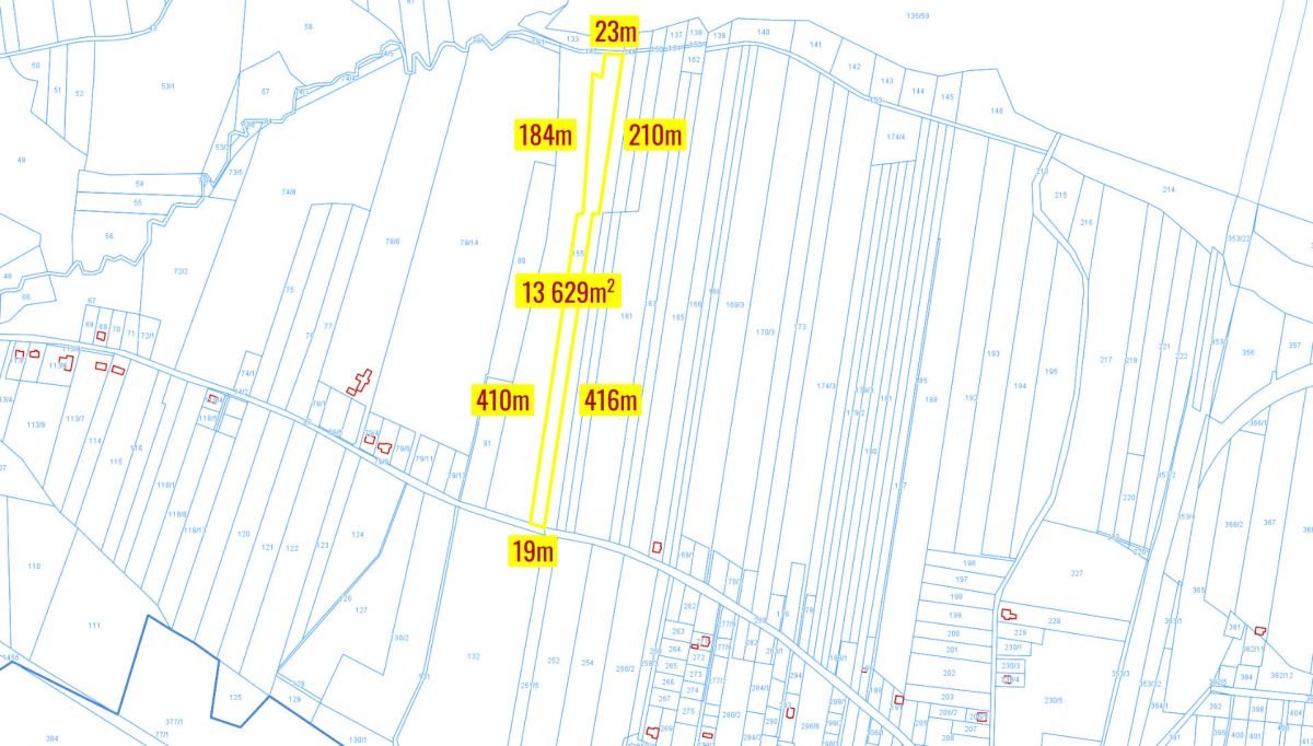 Działka rolna na sprzedaż Strzebiń, Kościuszki  13 560m2 Foto 3