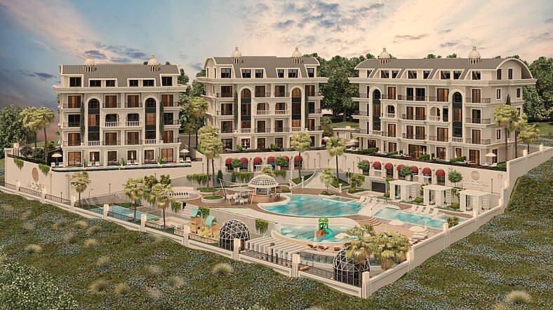 Ekskluzywny 56 m² apartament blisko morza w Türkler Turcja, Türkler, Türkler, Alanya, Antalya  56m2 Foto 1