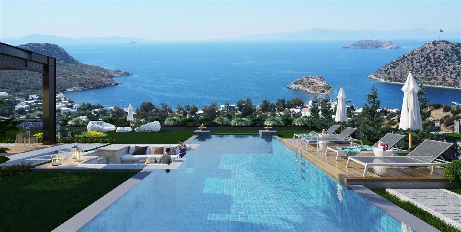 Ekskluzywny dom z widokiem na morze w Gümüşlük Turcja, Gümüşlük, Gümüşlük, Bodrum, Muğla  270m2 Foto 1