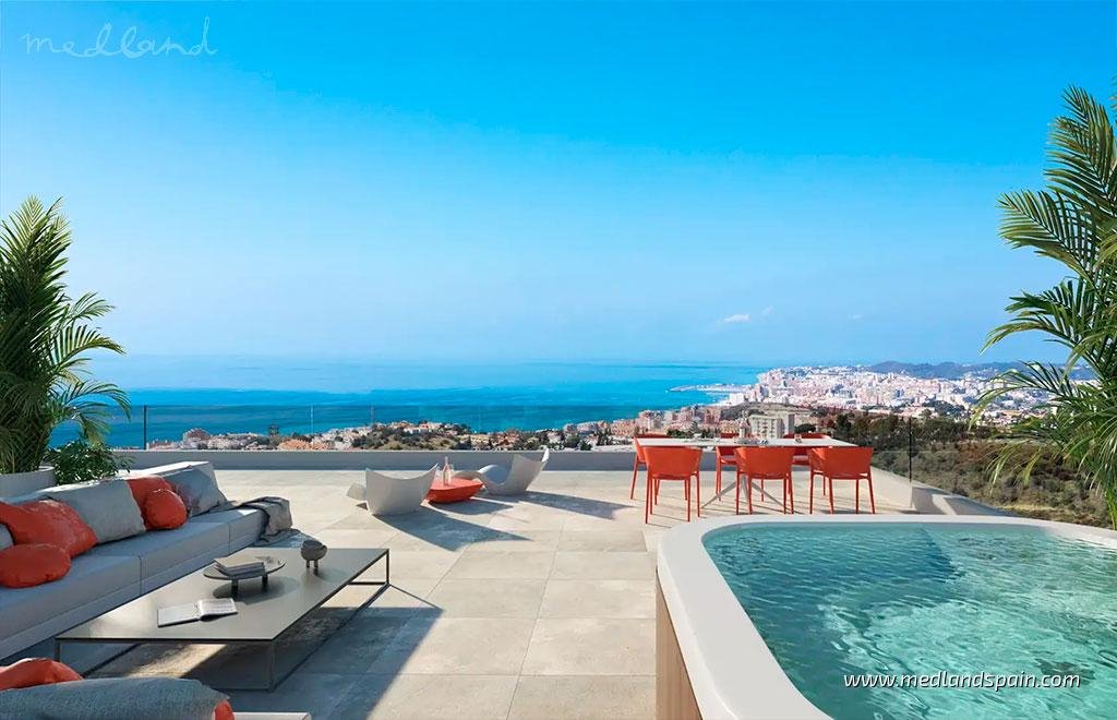 Luksusowe apartamenty z panoramicznym widokiem na morze Hiszpania, Fuengirola  89m2 Foto 1