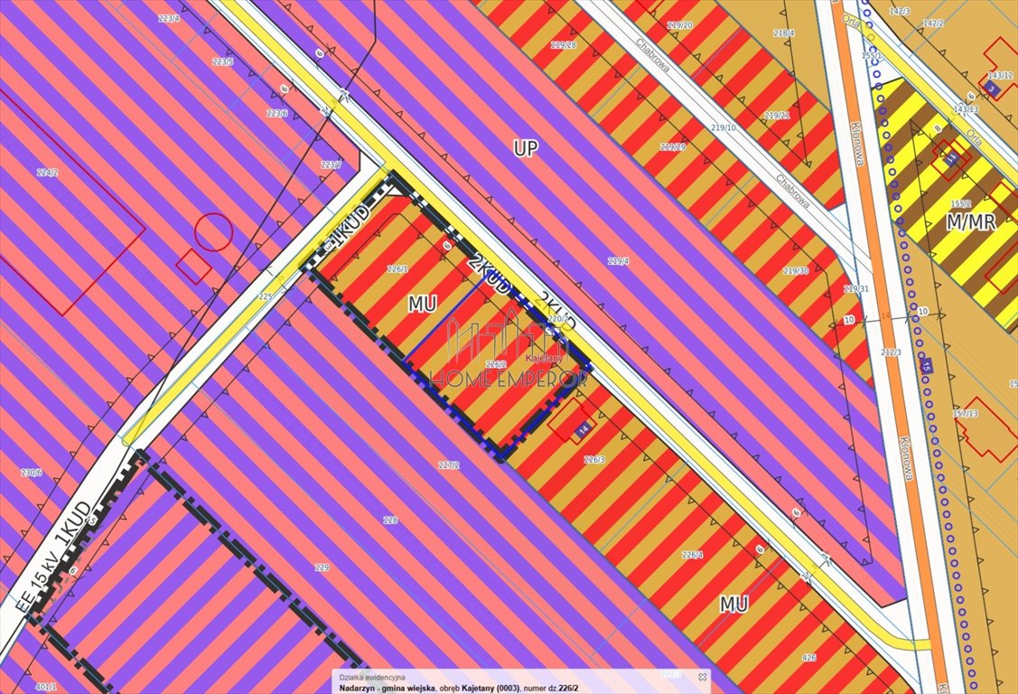 Działka 1824 m² w Kajetanach (blisko S8 i usług) Kajetany, Chabrowa  1 824m2 Foto 1