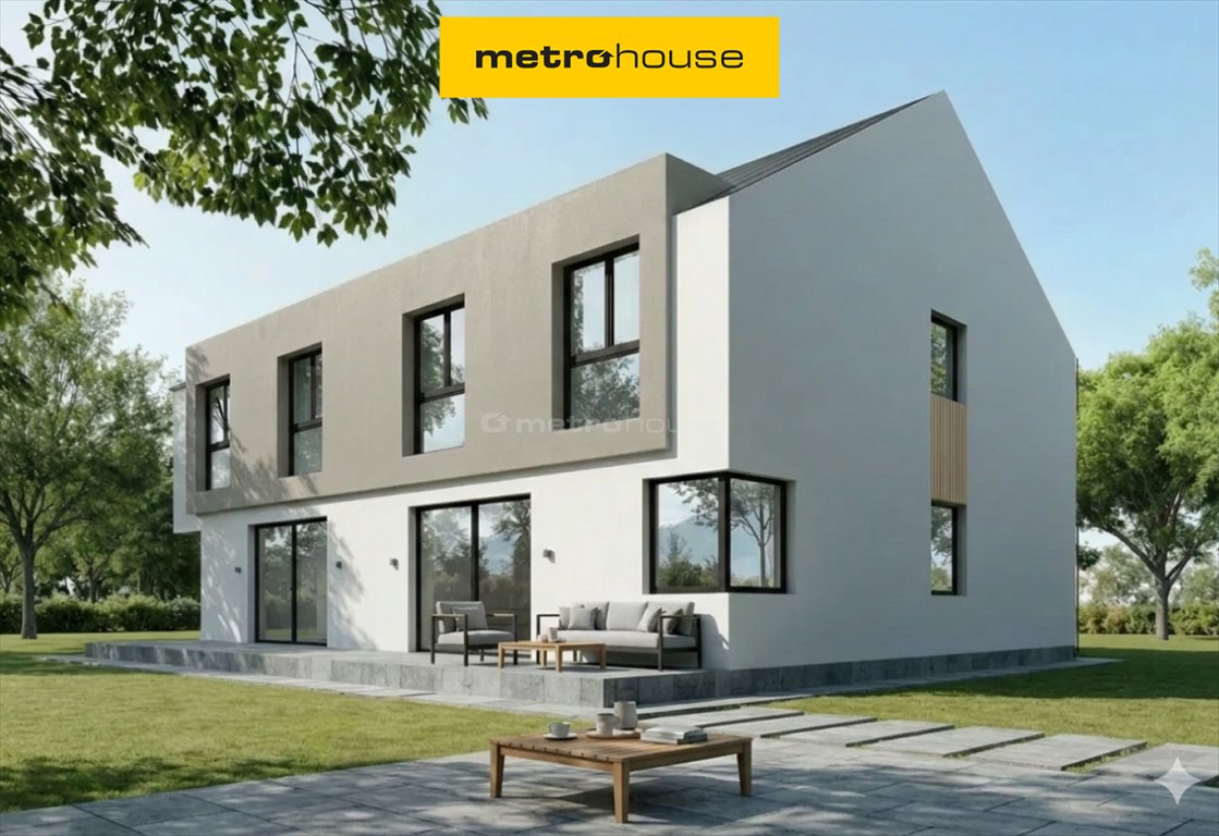 Nowoczesny dom 140 m2 z dużymi przeszkleniami i garażem Kady  140m2 Foto 1