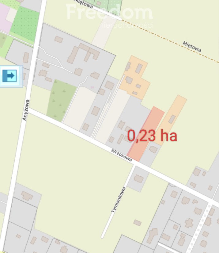 Działka budowlana na sprzedaż Jacków, Wrzosowa  2 389m2 Foto 1