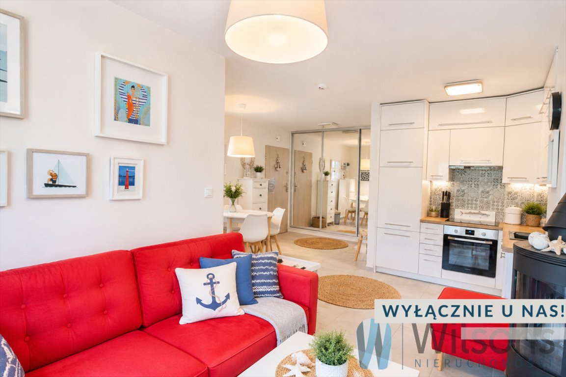 Nowoczesny apartament 38 m2 z balkonem i widokiem na zieleń Jantar, Bursztynowa  38m2 Foto 1