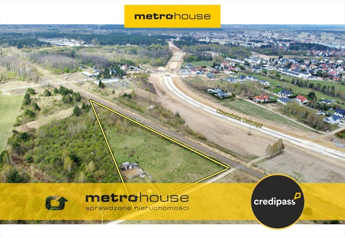 Zapraszam do inwestycji na 1,24 ha przy obwodnicy Ostrołęki Ostrołęka, Łubinowa  12 400m2 Foto 1