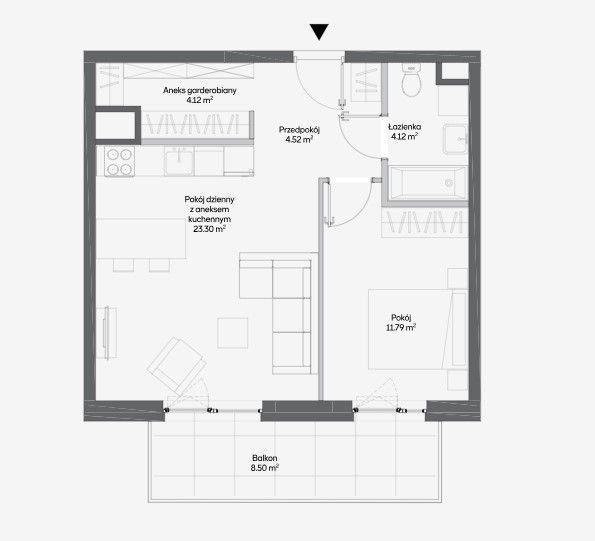 Mieszkanie dwupokojowe na sprzedaż Warszawa, Włochy, Raków, Fajansowa  48m2 Foto 1