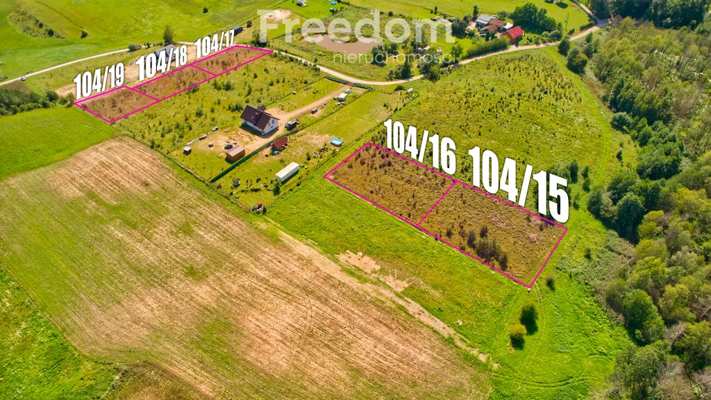 Do sprzedania działki budowlane 1500 m² w Oraczach z widokiem Oracze  1 500m2 Foto 1