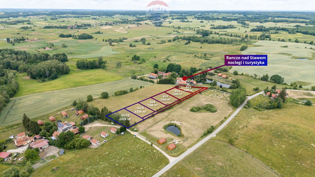 Działka budowlana na sprzedaż Wejdyki  1 400m2 Foto 7