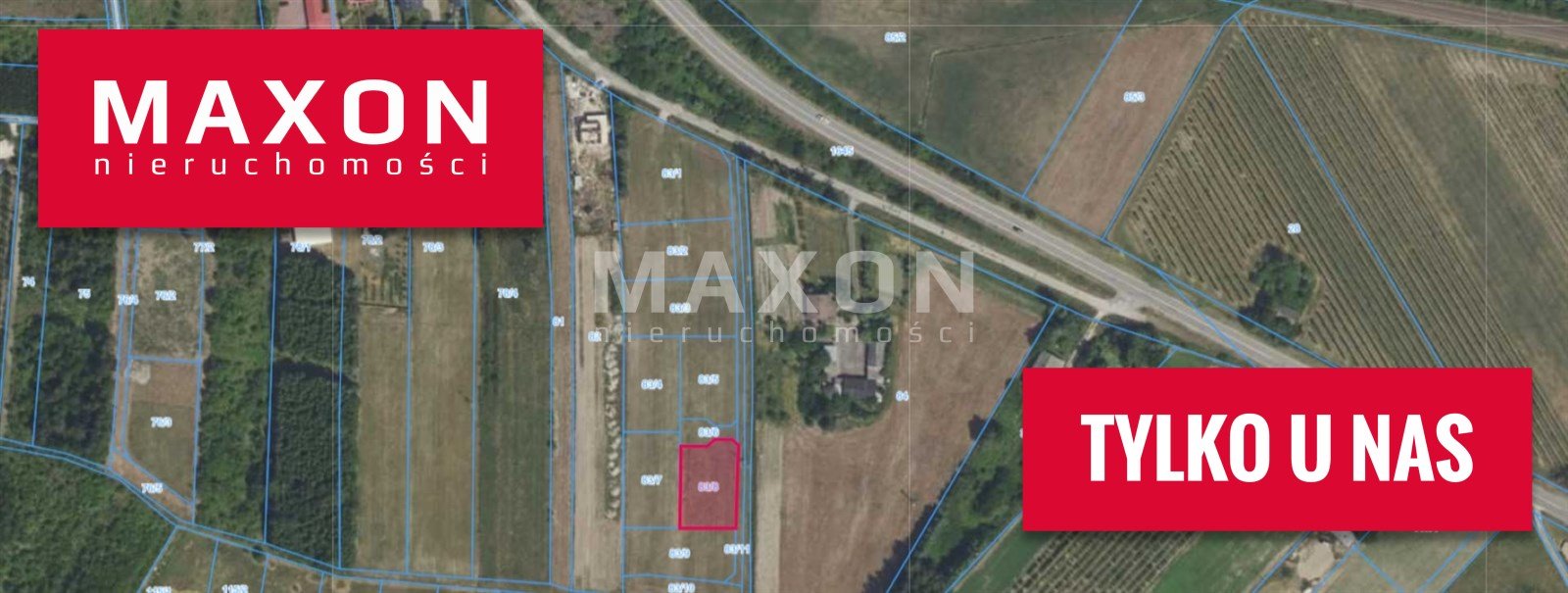 Działka pod dom w Sosnowicy, 1072 m², media, MPZP Mszczonów  1 072m2 Foto 1