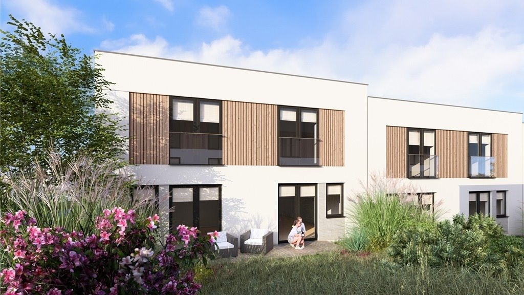 Do sprzedania szeregówka 80 m² z ogródkiem i garażem w Rzeszowie Rzeszów, Pogodne Wzgórze  80m2 Foto 1