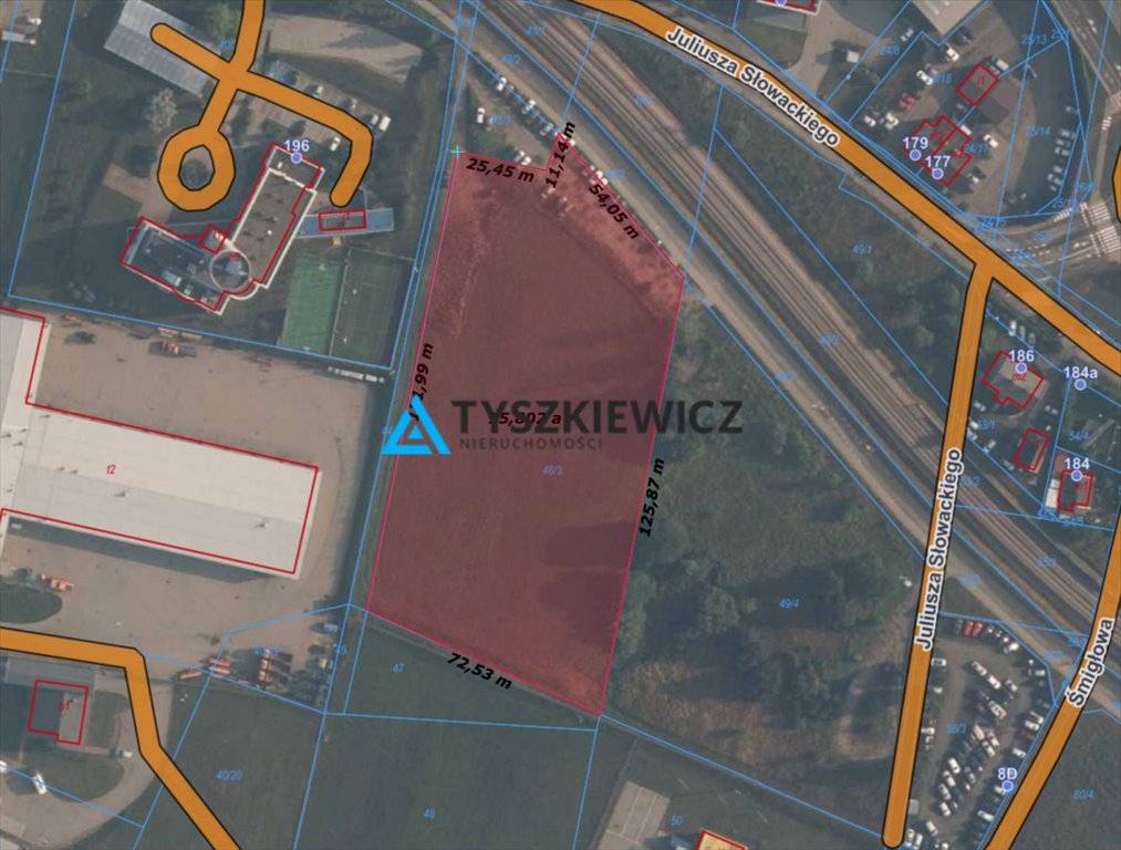 Działka przemysłowo-handlowa na sprzedaż Gdańsk, Matarnia  9 782m2 Foto 1
