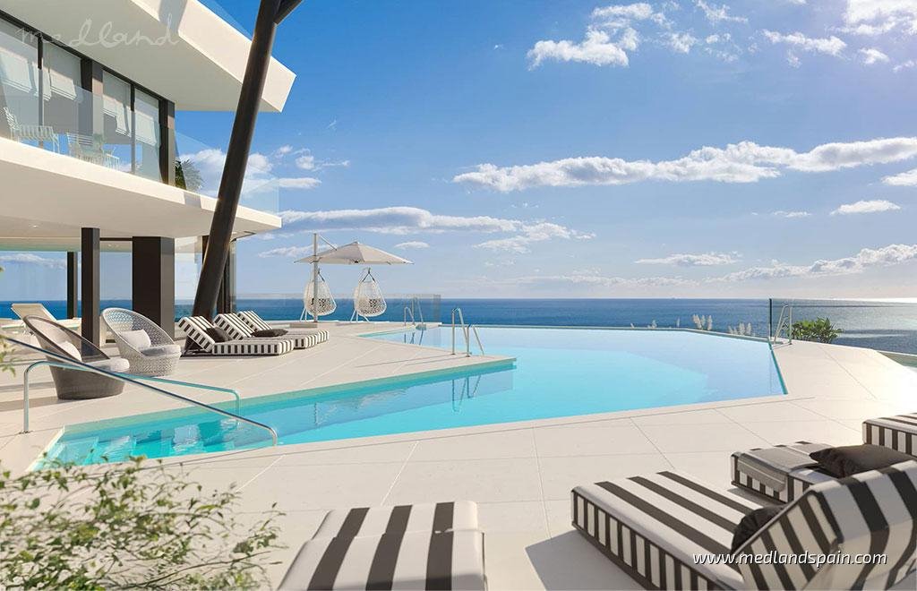 Luksusowe apartamenty z panoramicznym widokiem na morze Hiszpania, Fuengirola  139m2 Foto 1