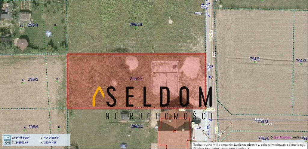 Działka budowlana 1020 m² z widokiem na Góry Sowie Krotoszyce  1 020m2 Foto 1