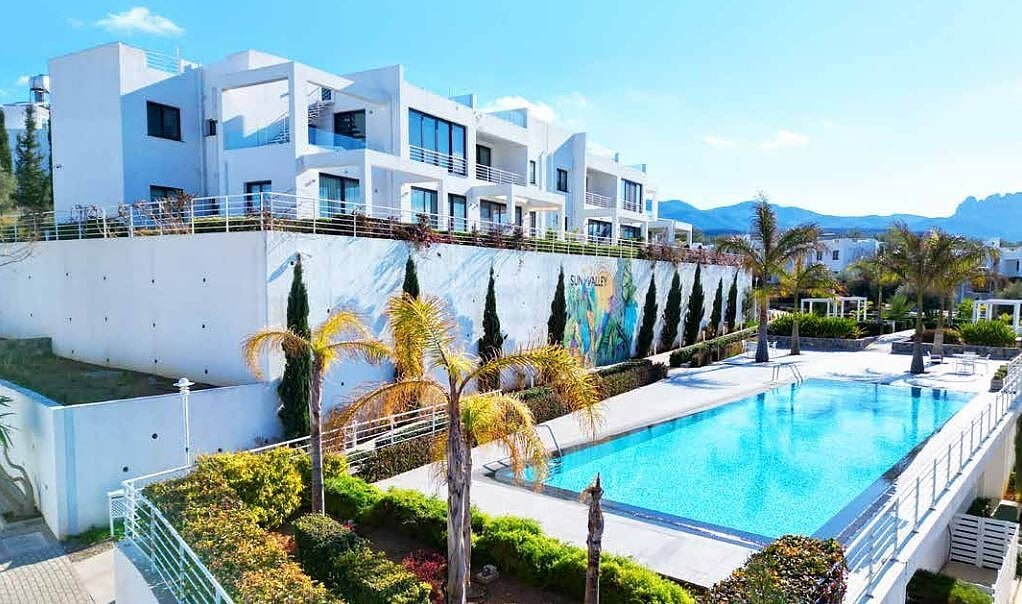 Penthouse z widokiem na morze i góry w Girne Cypr, Karaağaç, Karaağaç, Girne, Cypr Północny  158m2 Foto 1